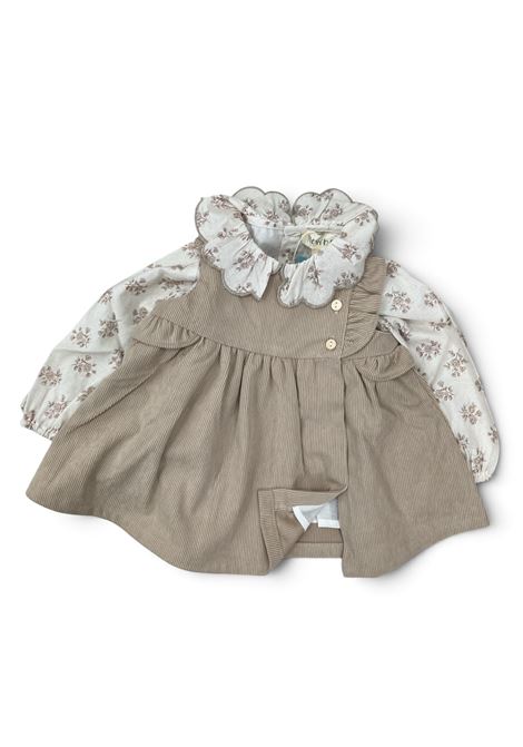 Abitino velluto BUSSI BABA | 6553BEIGE